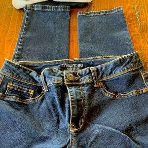 Maurices Jegging. Dark wash. Size Medium. Regular Length